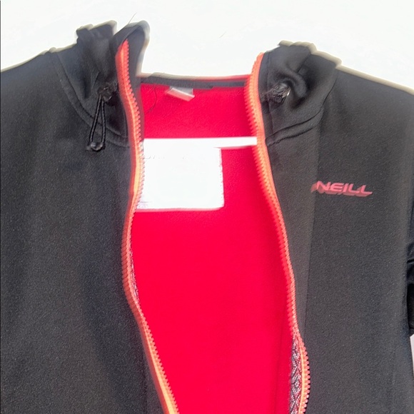 O'Neill Black Jacket with Coral Details - Picture 13 of 13